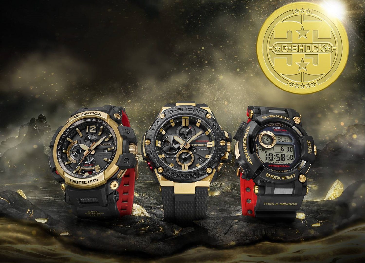 g shock 35 anniversary red